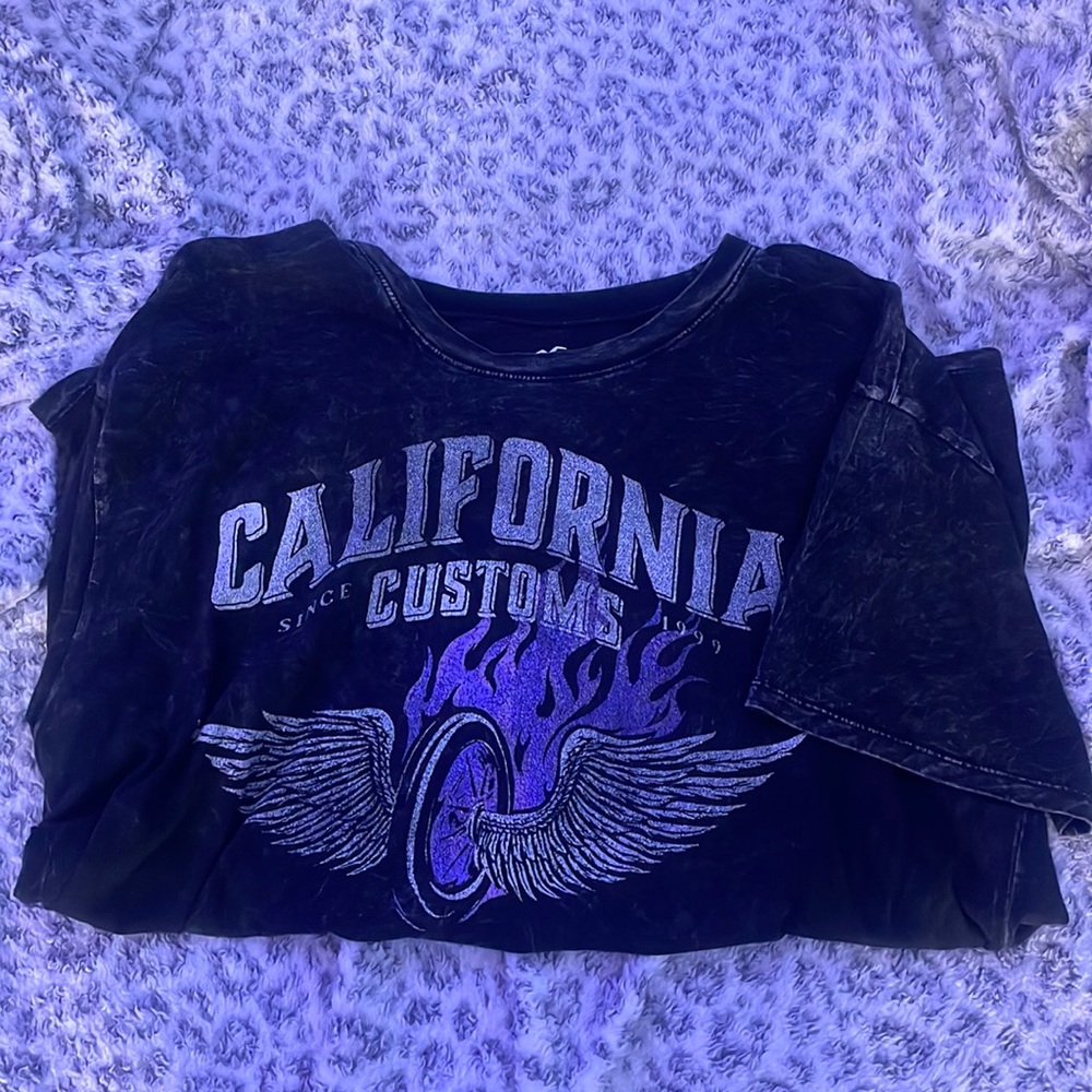 Hollister oversized graphic tee